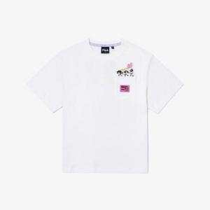 [37%OFF] 휠라키즈] 파워퍼프걸 포켓 티셔츠 (FK2RSG2P01F_OWH)