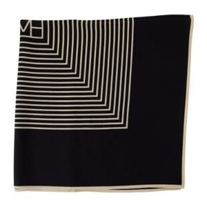 토템 센트리드 모노그램 스카프 211 853 801 902 BLACK MONOGRA