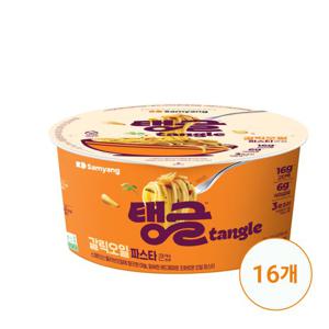[삼양식품] 탱글 갈릭오일 파스타 큰컵 100g x 16개 (1BOX)
