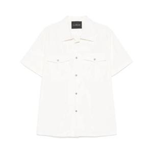 25 SS 존리치몬드 로고 자수 셔츠 RMP25231CACTI TP439325298