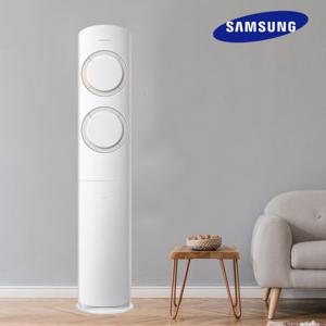 삼성 AI 인버터 비스포크 Q9000 스탠드 에어컨 19평 가정용 AF60F19D11WS 실외기 리모컨포함