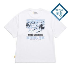 내셔널 파크 컨셉 세미오버핏 리젠아스킨 반팔 티셔츠 N242UTS120