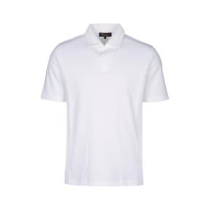 로로피아나 반팔 티셔츠 FAO5994 1005 OPTICALWHITE