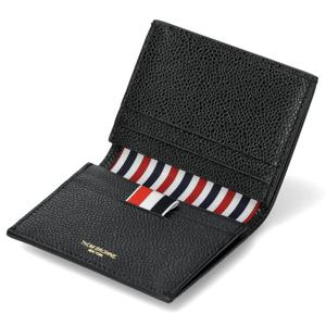 25FW 톰브라운 페블 그레인 레더 더블 카드지갑 MAW021L 00198 001