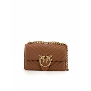 [PINKO] 라프리마 여성 크로스 바디 가방 미니 러브 원 쉐브론 백 100074A0GKL17Q Brown /8