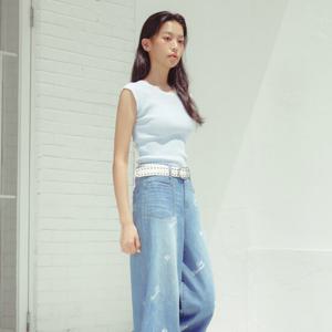 [에고이스트][CAPSULE LINE] 매쉬조직 배색 캡소매 풀오버 (ER2KH661)