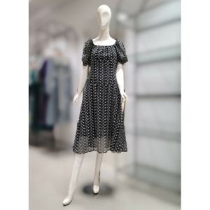 [SI] SI스퀘어넥 오픈숄더 플레어 원피스SIOAF25240