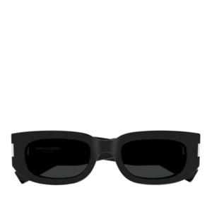 생로랑 블랙 렉탱귤러 다크 렌즈 선글라스 SL 697 001 BLACK BL