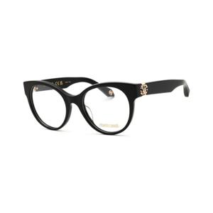 로베르토 카발리 여성용 블랙 VRC027M 52mm 안경테