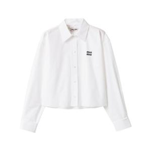 미우미우 셔츠 MK1971 10RG F0009 BIANCO WHITE