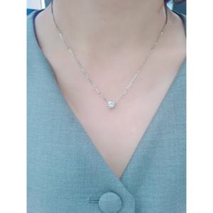 로이드 1캐럿 LAB-DIAMOND  14K GOLD   양고리형 목걸이 LND24048D