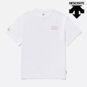 [데상트]데상트 여성 그래픽 반팔 티셔츠 SP322UTS79WHT0 반팔티