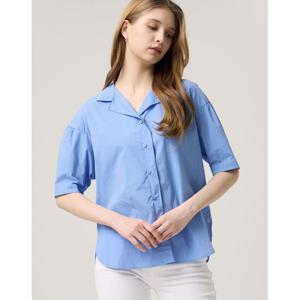 [레노마레이디](본사직영) 베이직 소매 셔링 블라우스-CC21BL090