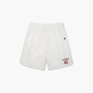 디아도라반바지 KQJ D5221LHP74WHT 로고 메쉬 쇼츠 WHITE