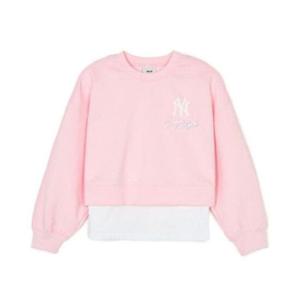 M MLB키즈긴팔티 NQK 7FMTA0141-50PKL ATHLEISURE 여아 맨투맨