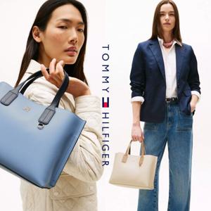 타미힐피거 TOMMY HILFIGER 198296172812 여자 가방 페블 로고 토트 크로스백