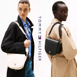 타미힐피거 TOMMY HILFIGER AW17184-BDS 여자 가방 로고 스트랩 새들 크로스백