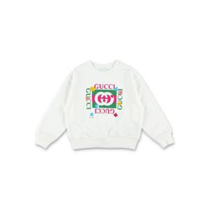 키즈 구찌 니트 스웻셔츠 799331XJHFR 9214 WHITE