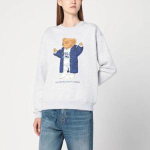 POLO RALPH LAUREN Light grey Polo Bear sweatshirt 211972794001CO/R_POLOR-SH