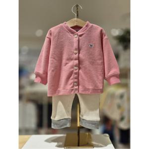 블루독베이비 10 25FW가을신상 (PK)테리 가디건 상하세트 (45A7067221)
