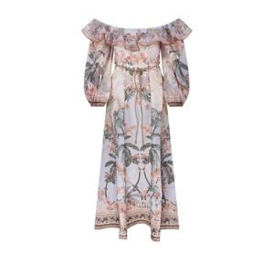 짐머만 미디 원피스 1718DRS251 BLUE FLORAL