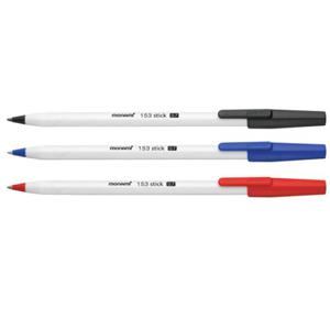 153 Stick 볼펜 적 1.0 12자루 모나미