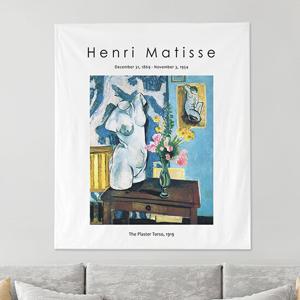 상상후 명화 마티스 토르소와꽃다발 패브릭포스터 150x130cm