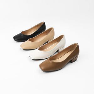 [신난다슈]여성 구두 펌프스 힐 4cm 미들힐 통굽 정장 RM2461272
