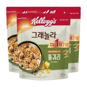 켈로그 통귀리 그래놀라 500g 3개