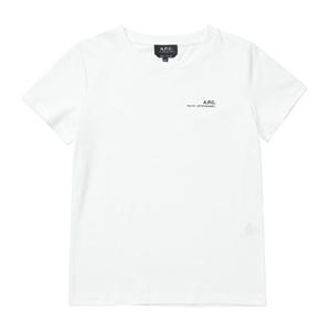 [아페쎄 APC] COFBT F26012 AAB WHITE 여성 반팔티