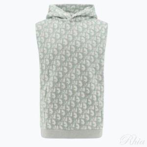 크리스챤디올 후드 티셔츠 483J647A0907186 GREEN DOM