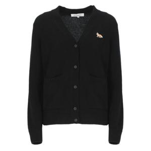 메종키츠네 가디건 LW00507KT1006 P199 Black