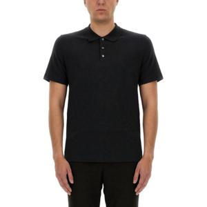 띠어리 폴로 티셔츠 M0294501001 BLACK DOM