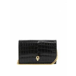 [ALEXANDER MCQUEEN] 여성 크로스 바디 백 스컬 미니 크로커 프린트 6130881HB0G1001 블랙 /8