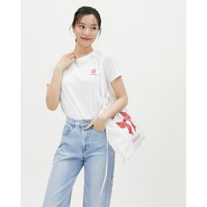 플라스틱아일랜드  자수디테일 티셔츠 (PR2CH367)