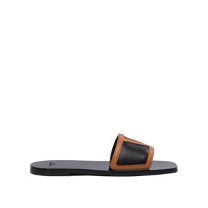 발렌티노 가라바니 뮬 슬리퍼 6W2S0LK2NLHRB8 BLACK