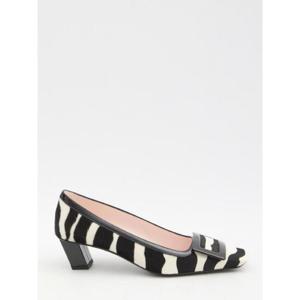 ROGER VIVIER Belle Vivier 포니 펌프스 RVW00636120WHITEBLACK