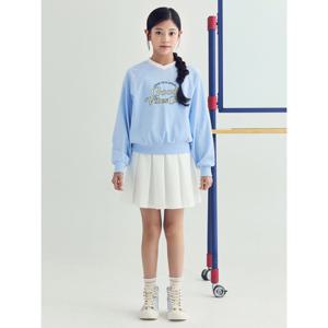 [탑텐키즈]MKF2IP2201 여아) 쿨에어 코튼 텍스쳐드 브이넥 스커트 셋업