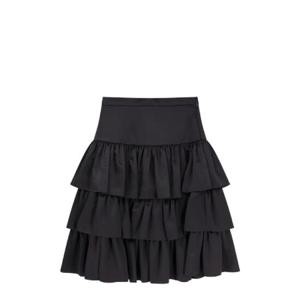 발렌티노 러플 디테일 레이어드 스커트 6B0RADB092G 0NO TP934936841