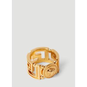 25 SS 베르사체 여성 메두사 그레카 반지 ver0253041gld