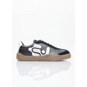 25 SS 이티스 남성 Santos Leather Sneakers eyt0354020blk