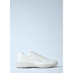 25 SS 프라다 남성 가죽 로우탑 스니커즈  pra0160016wht