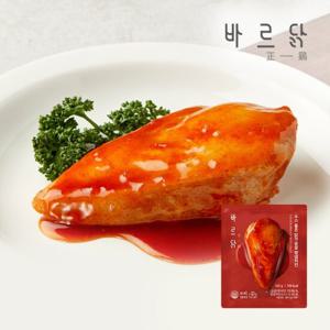 바르닭 촉촉부들 소스품은  닭가슴살 양념치킨 100g x5개