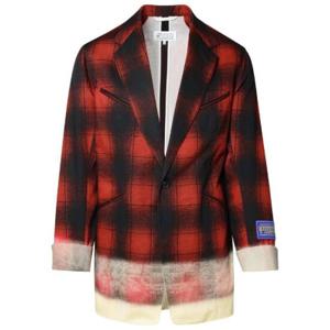 Maison Margiela Pendleton 체크 프레이드 헴 재킷 S50BN0515M35005 001S TP944086077