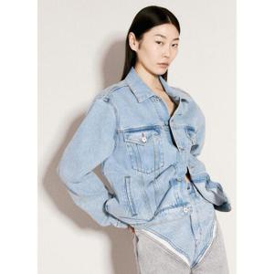 25 SS 와이프로젝트 여성 에버그린 와이어 데님 재킷  ypr0255003blu