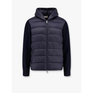 MONCLER Virgin wool cardigan/jacket with padded inserts K20919B00006