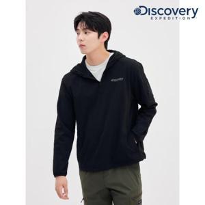 디스커버리 (DMHD37051_BKS) 남성 기능성 소재 반집업 후드티셔츠 DXNW
