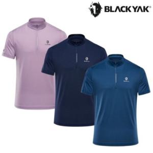 [블랙야크 (행사)]남성 여름 냉감 기능성 반팔티셔츠 서브제로아이스집업티S1 1BYTSM3022 GD