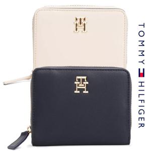 타미힐피거 TOMMY HILFIGER AW17408-AA8 여자 지갑 모노그램 지퍼 미디엄 지갑