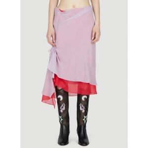 25 SS 키코 코스타디노브 여성 Mirka 레이어드 스커트 핑크 KKWSS23SK02 33